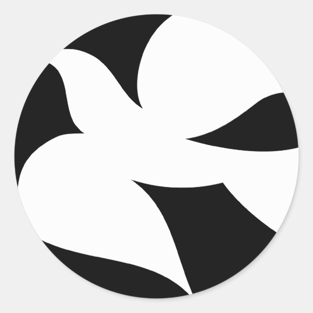 Adesivo Porta de Paz Circular (Frente)