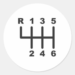 Adesivo Porta do deslocamento de 6 velocidades