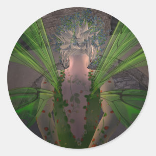 Adesivo Porta secreta verde da fada @