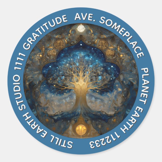 Adesivo Portal Celestial | Árvore da Vida (Frente)