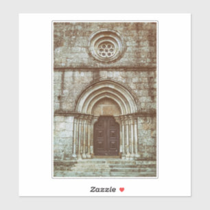 Adesivo Portal gótico medieval em Santiago de Antas