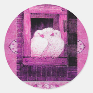 Adesivo PORTAS BRANCAS NA JANELA preto e branco