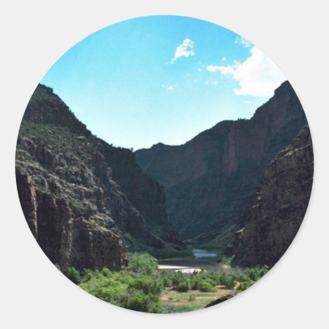 Adesivo Portas do Monumento Nacional de Lodore Dinosaur (Frente)