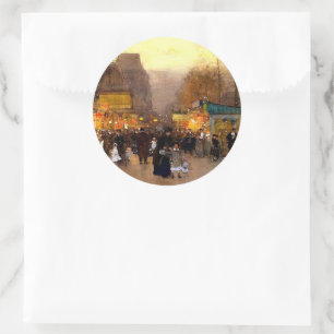 Adesivo Porte Santo Martin na época de Natal em Paris