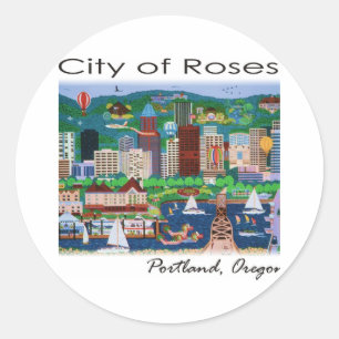 Adesivo Portland~ A cidade dos Rosas