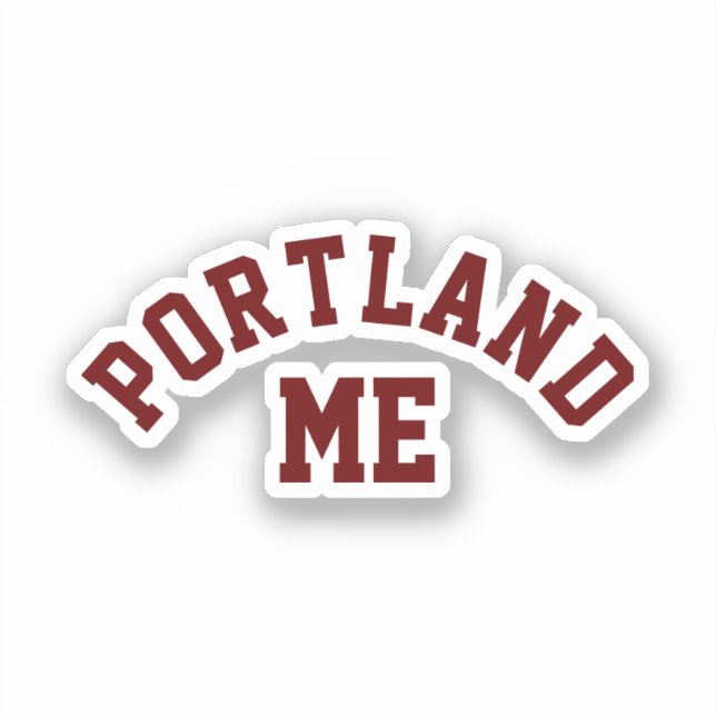 Adesivo Portland, Maine (Frente)