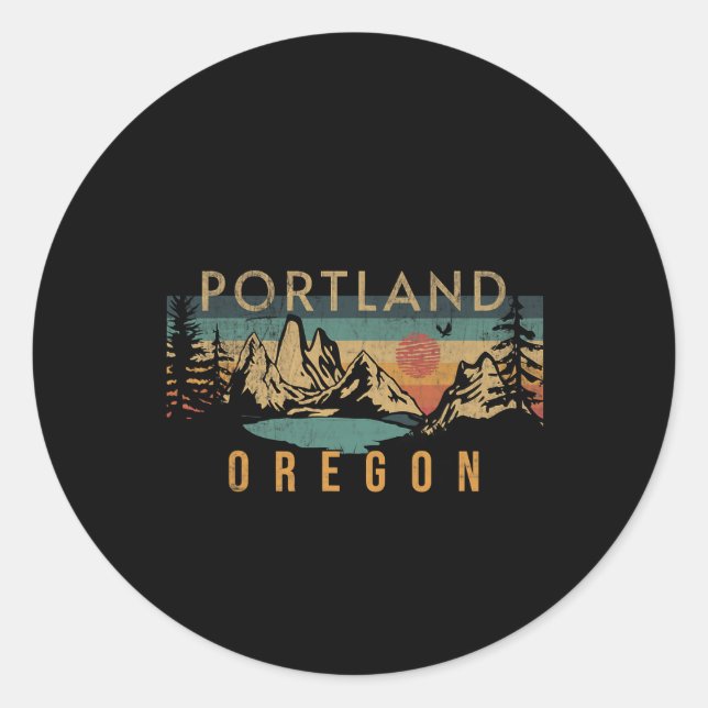 Adesivo Portland Oregon  (Frente)