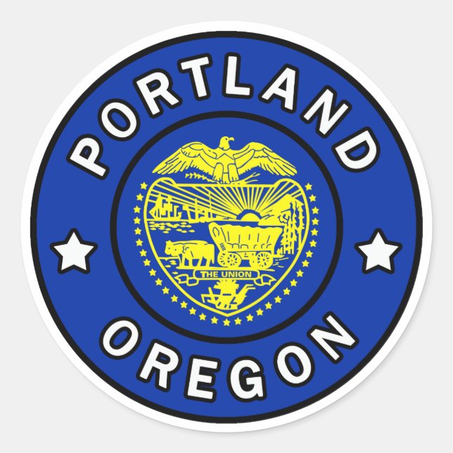 Adesivo Portland Oregon (Frente)