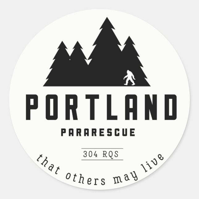 Adesivo Portland ParaEmergency Stickers (Frente)