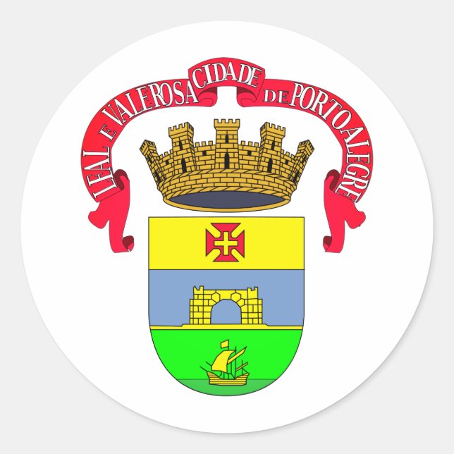 Adesivo Porto Alegre - BRASIL (Frente)