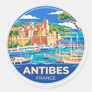 Adesivo Porto de Antibes França