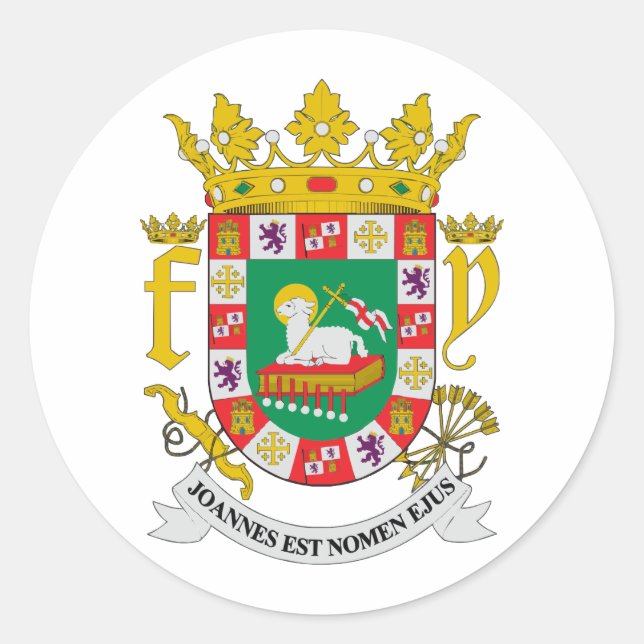 Adesivo Porto Rico COA (Frente)