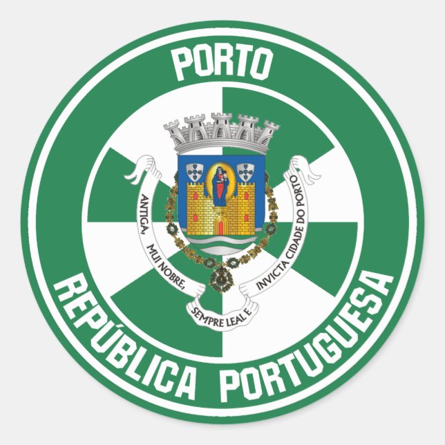 Adesivo Porto Round Emblem (Frente)