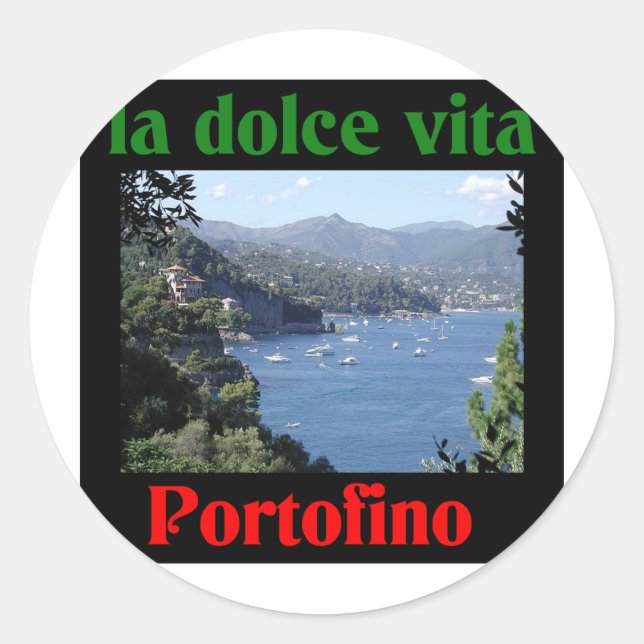Adesivo Portofino Itália (Frente)