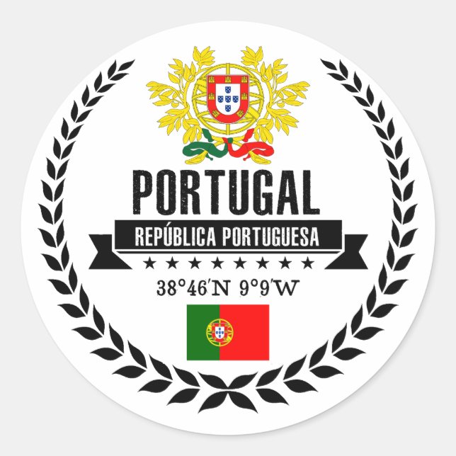 Adesivo Portugal (Frente)