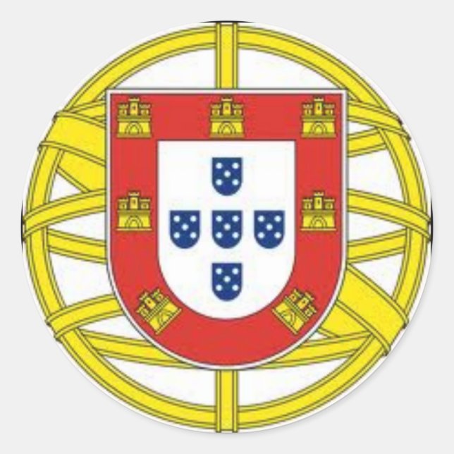 Adesivo Portugal* Globe Sticker Escudo Português Aesivo (Frente)