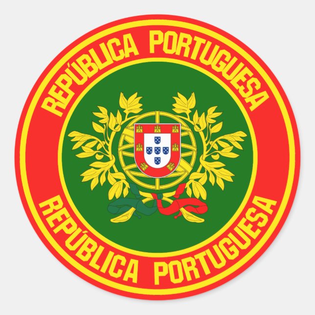 Adesivo Portugal Round Emblem (Frente)