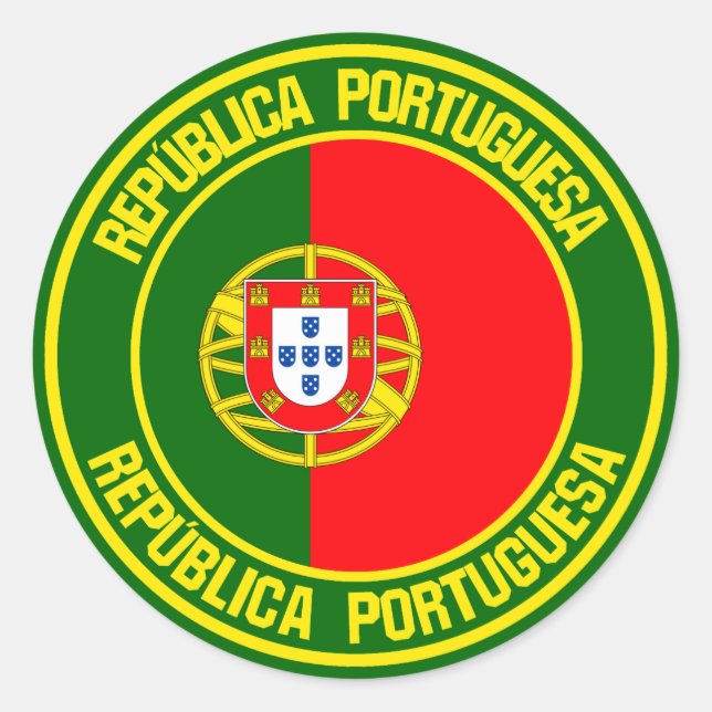 Adesivo Portugal Round Emblem (Frente)