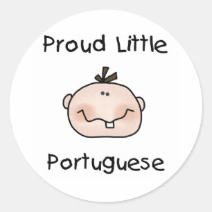 Adesivo Português pequeno orgulhoso do menino