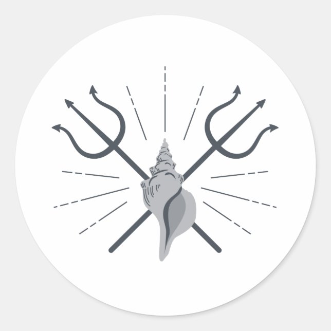 Adesivo Poseidon Trident (Frente)