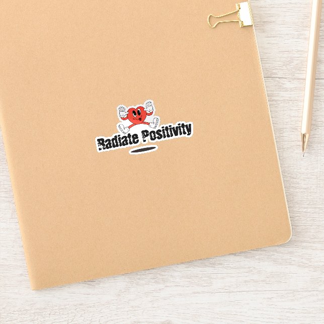 Adesivo Positividade radiada (Notebook)