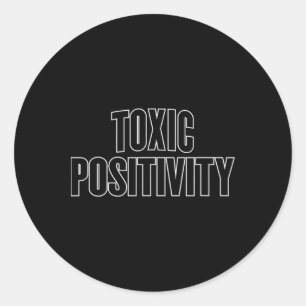 Adesivo Positividade Tóxica - Treino de Academia Yoga Fitn