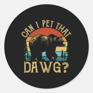 Adesivo Posso Acariciar Esse Cachorro Funny Dawg Bear Meme