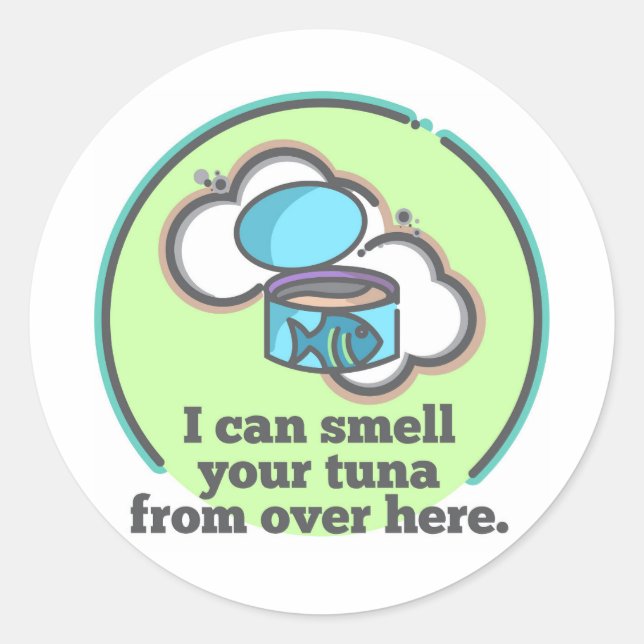 Adesivo Posso Cheirar Seu Pau De Atum (Frente)