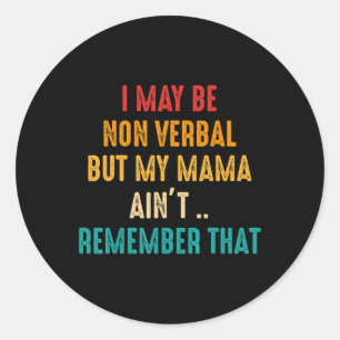 Adesivo Posso Ser Não Verbal Autismo Não Verbal Sensibiliz