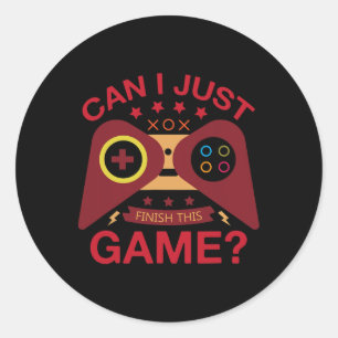 Adesivo Posso Terminar A Controladora De Vídeo Do Jogo Lov