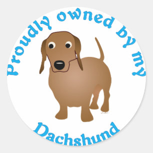 Adesivo Possuído orgulhosa por meu Dachshund