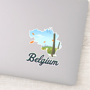 Adesivo Poster de viagens belga.