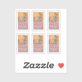 Adesivo Poster de Zdenka Cerny por Alphonse Mucha