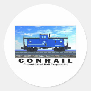 ADESIVO POSTER DO CABOOSE DE ZAZ462 CONRAIL