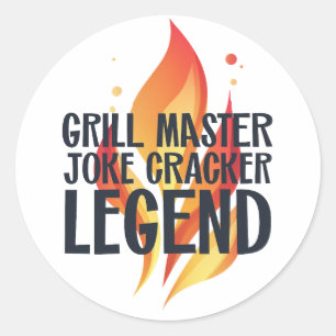 Adesivo Poster do CHURRASCO da legenda da grelha