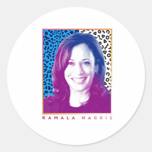 Adesivo Poster dos anos 80 - Kamala Harris