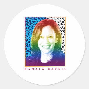 Adesivo poster dos anos 80 - Orgulho de Kamala Harris
