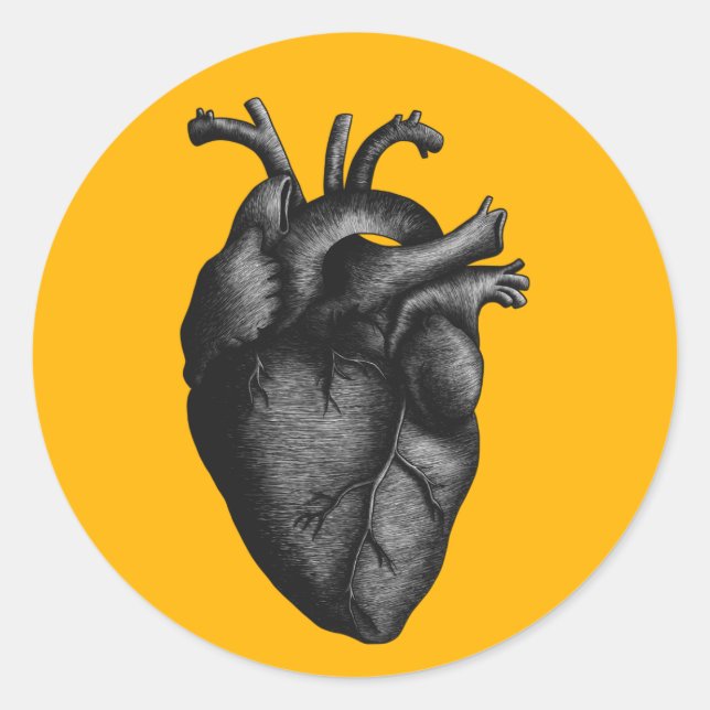 Adesivo Poster Heart Lines (Frente)
