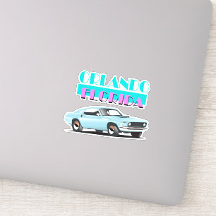 Adesivo Poster Orlando Flórida 80