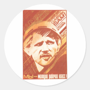 Adesivo Posters da propaganda de União Soviética da guer