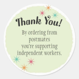 Adesivo Postmados Obrigado