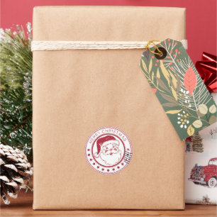 Adesivo Posto de Natal Cartazes Divertidos Papais noeis Bo