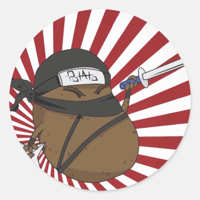 Adesivo Potato Ninja (Frente)
