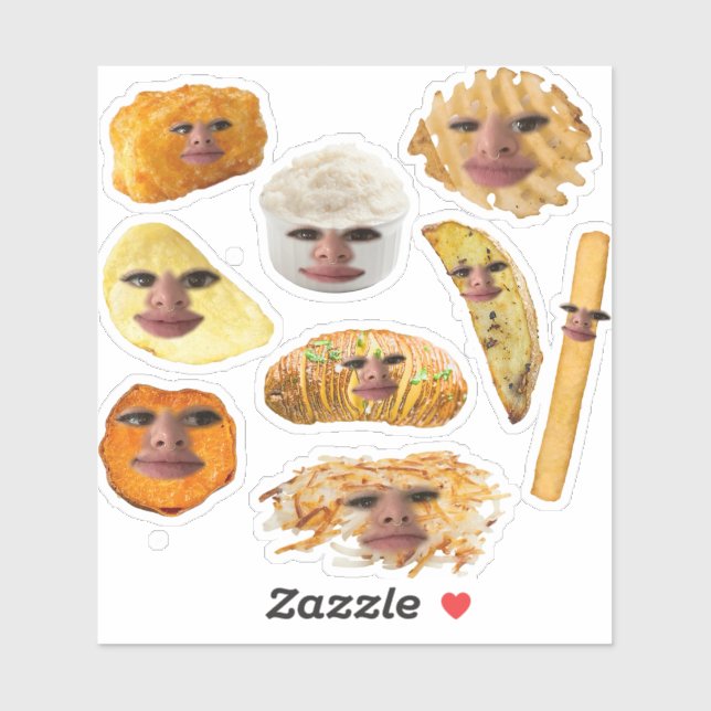 adesivo potatocore nikki (Folha)