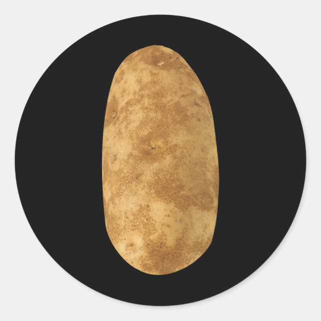 Adesivo Potatoe - Mmmmmm Batatas Figurino de Halloween (Frente)