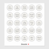 Pote cosmético personalizável branco de 1,14" para