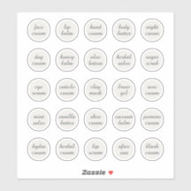 Pote cosmético personalizável branco de 1,14" para