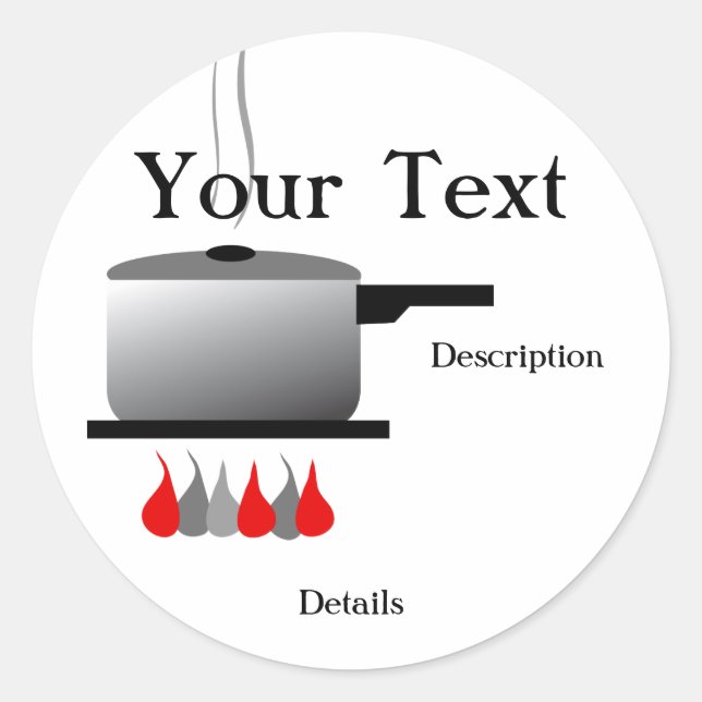 Adesivo Pote de chef (Frente)