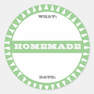 Adesivo pote de conserva caseiro escreve em pastel fofo