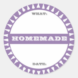 Adesivo pote de conserva caseiro escreve em pastel fofo